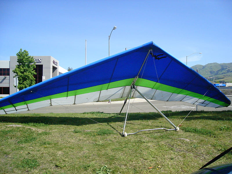 Delta Hang Glider, delta, kite, hang glider, sky, HD wallpaper