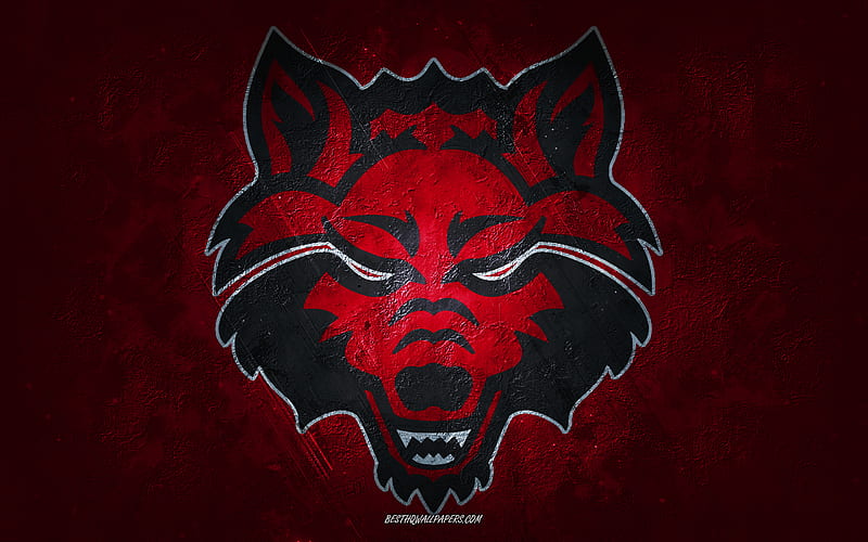 Printed vinyl Red Wolf | Stickers Factory