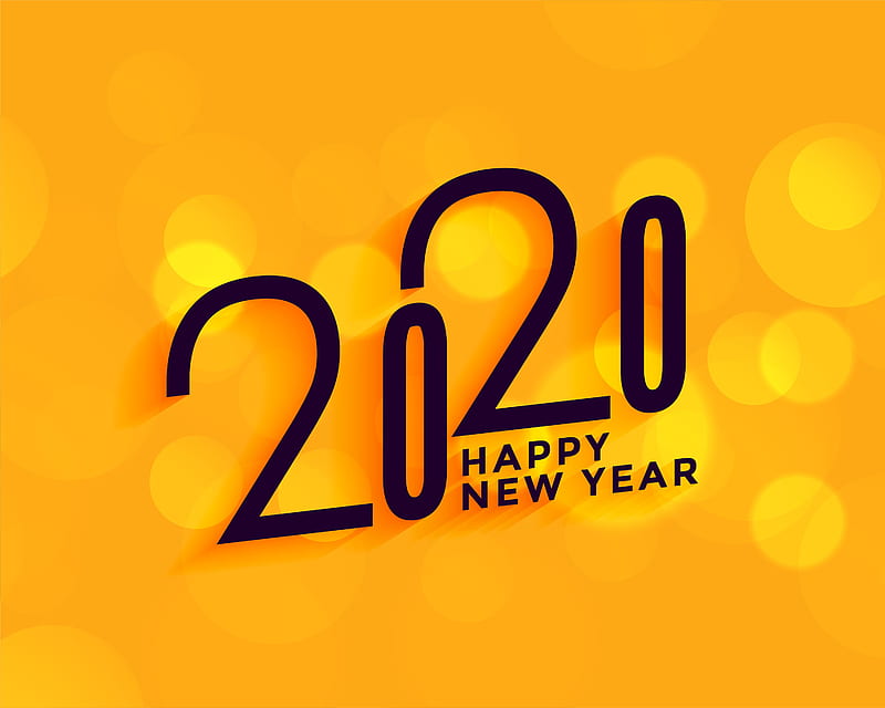 2020 New Year, HD wallpaper