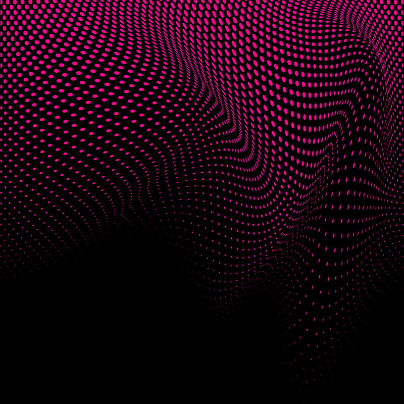 Dots, circles, mesh, distortion, abstraction, pink, HD phone wallpaper