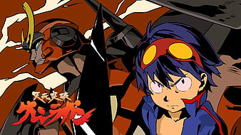 Kamina, Simon, Tengen Toppa Gurren Lagann - wallpaper #128209 (3000x2143px)  on