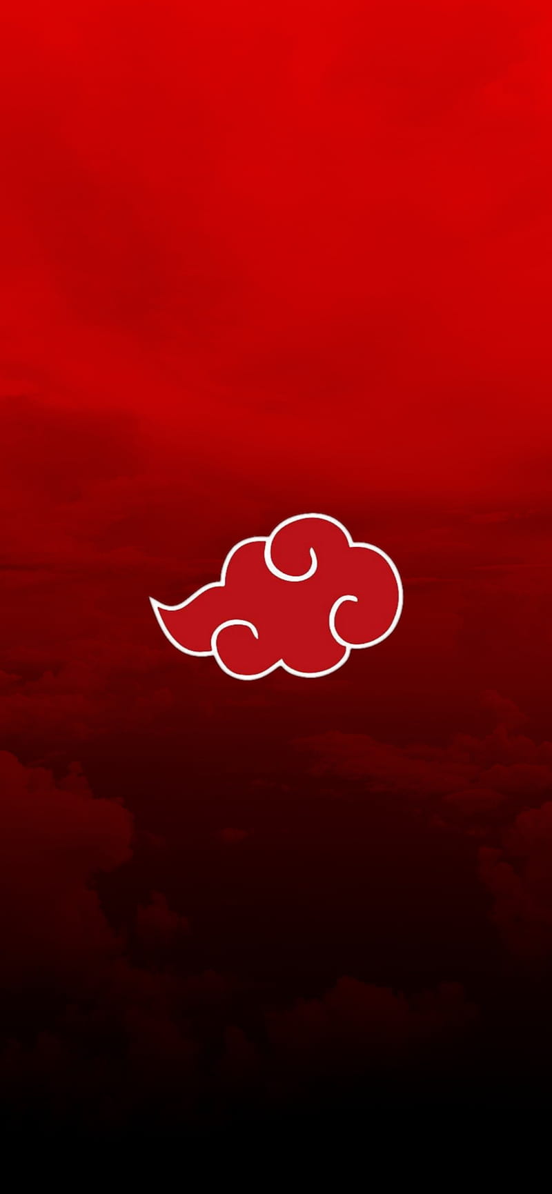 Akatsuki Symbol Wallpaper for Mobile - Papel de parede do símbolo da  Akatsuki para celular