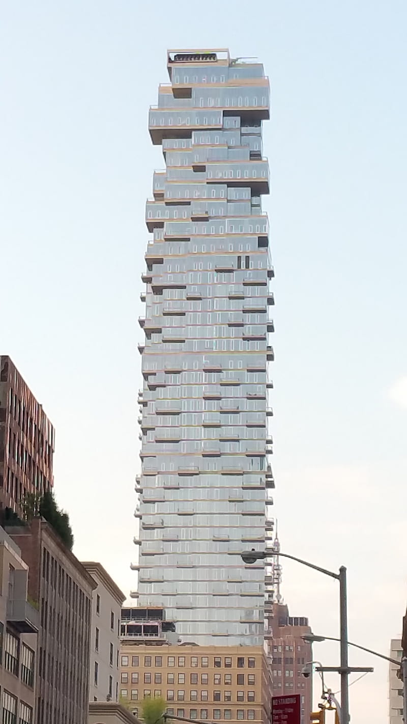 Apartment Building, manhattan, new york, skyscraper, HD phone wallpaper