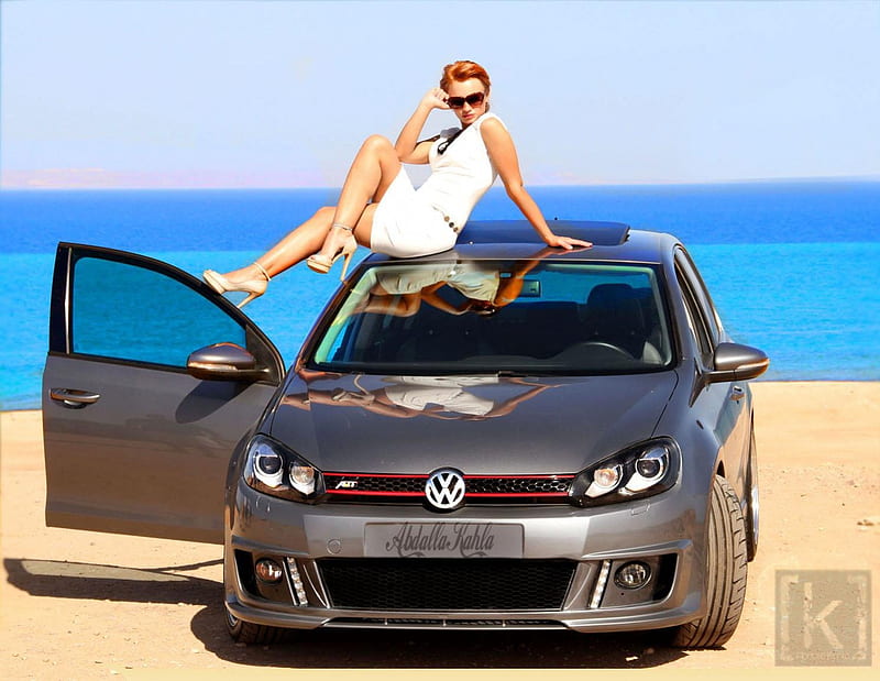 VW Golf VI by Kahla, Kahla, Golf VI, Lianna, Egypt, HD wallpaper