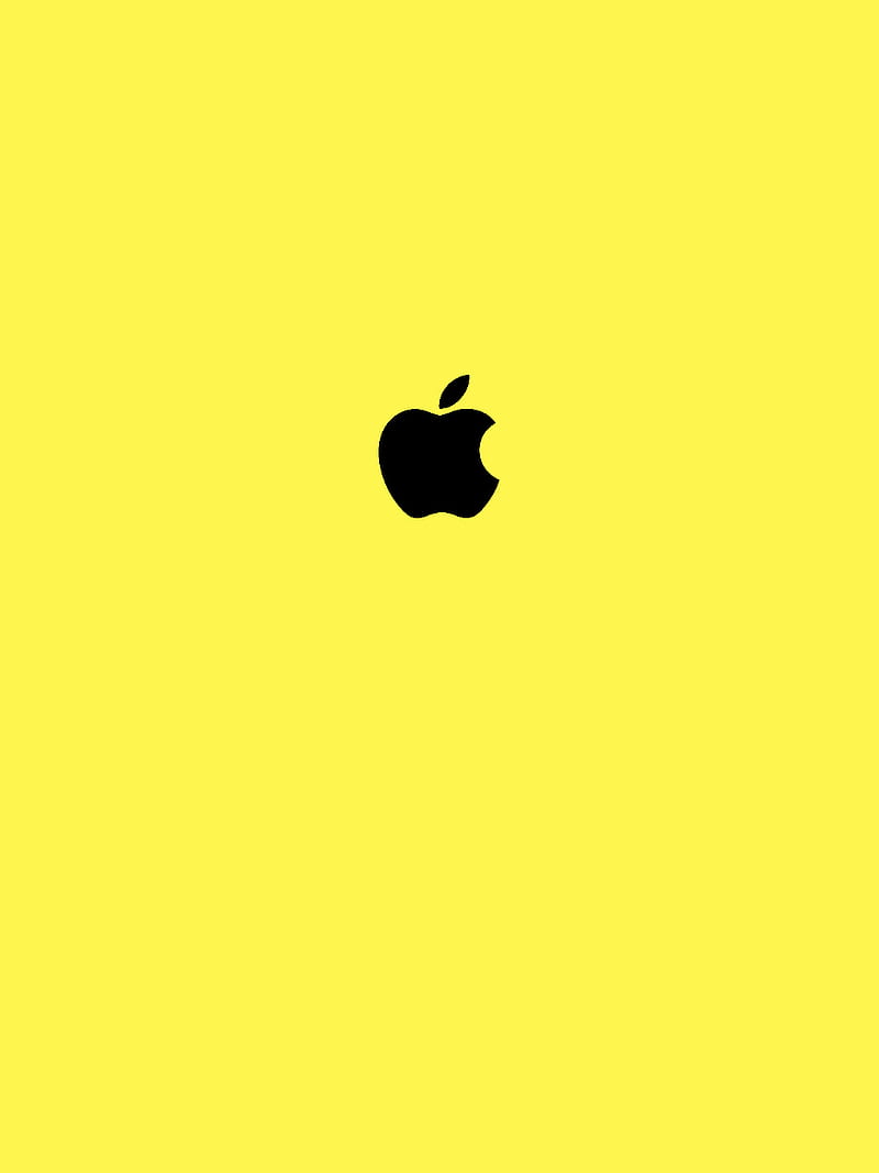 Manzana amarillo, minimalismo, moda, telefono, Fondo de pantalla de  teléfono HD | Peakpx