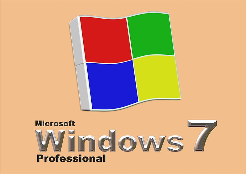 windows 7, windows, metal, logo, silver, HD wallpaper