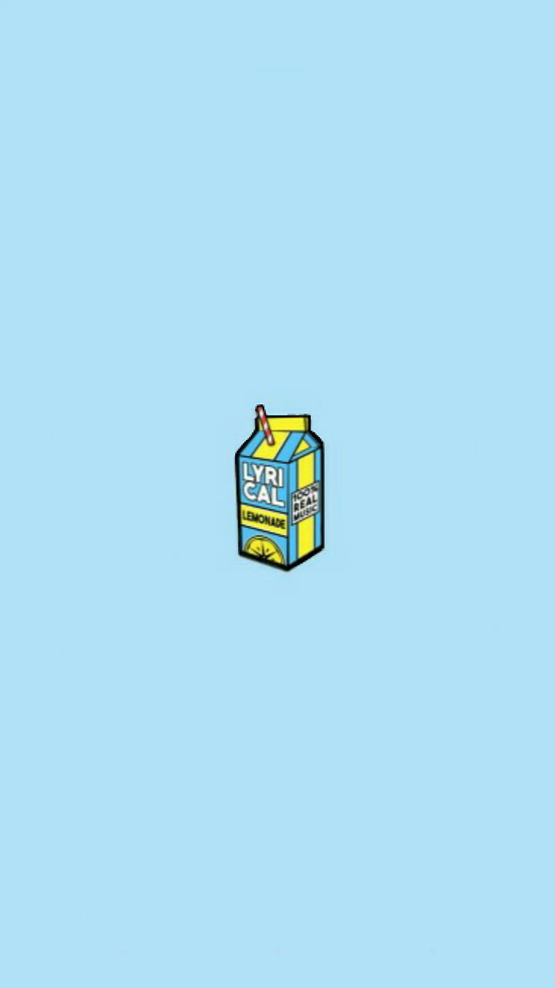 Lyrical lemonade, blue, lemon, lemonade, logo, logos, lyrical, music, trap, HD phone wallpaper