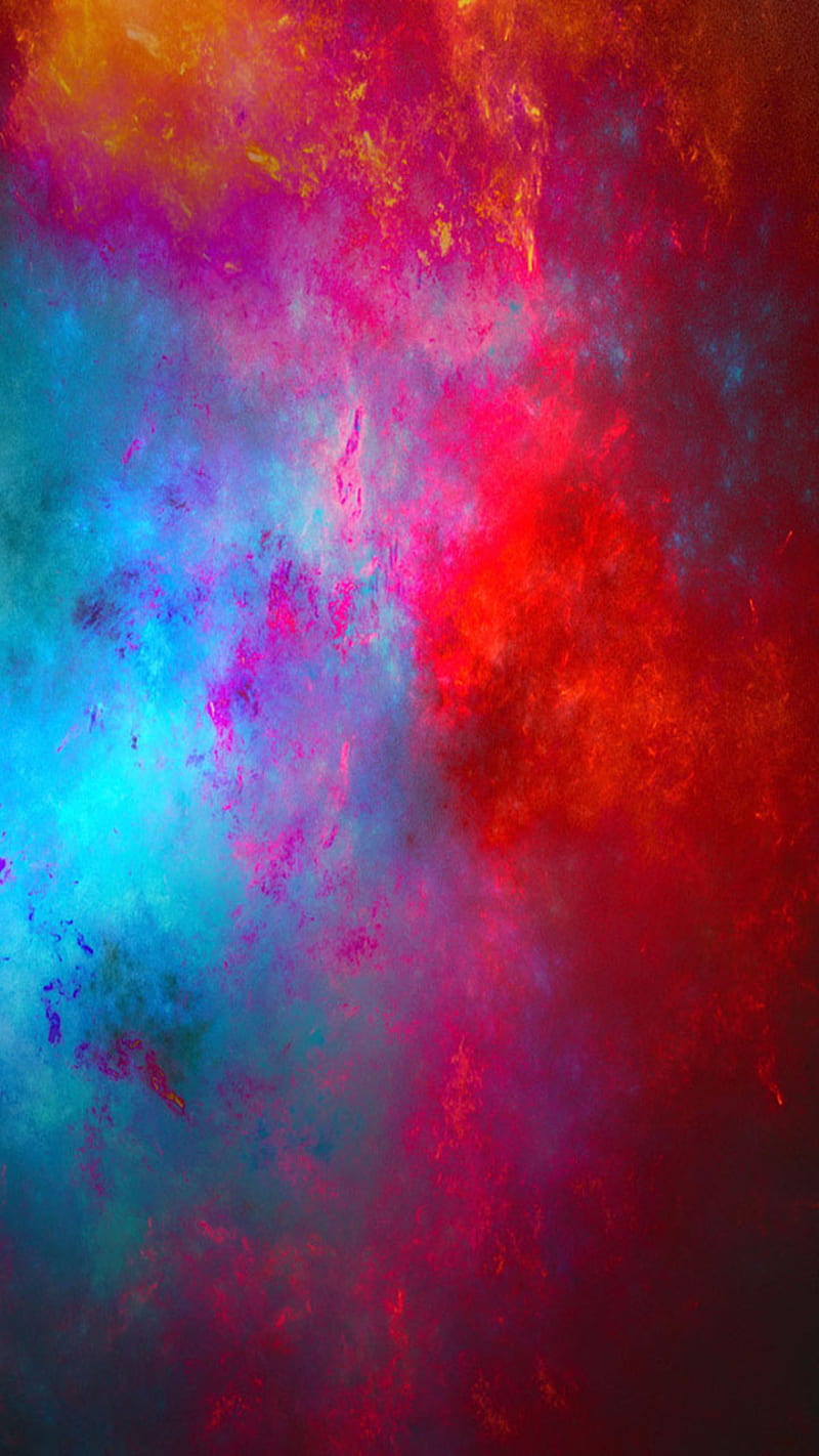 Clouds, color, flame, scheme, HD phone wallpaper