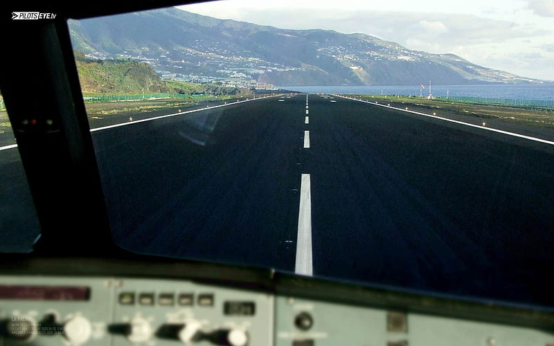 take off at la palma-Aviation aircraft, HD wallpaper