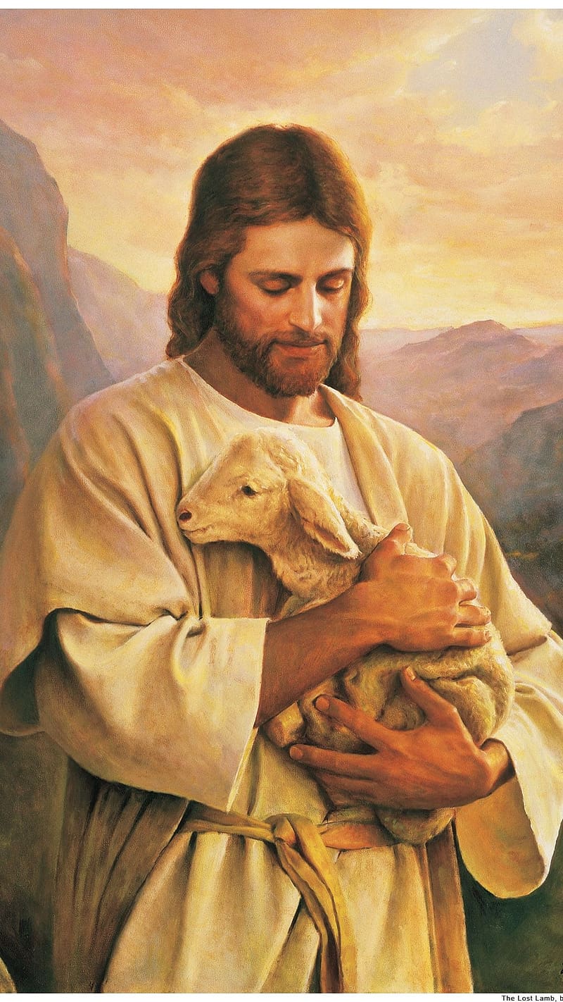 Jesus Jesus the good Shepherd, jesus , jesus christ, jesus the good shepherd, HD phone wallpaper