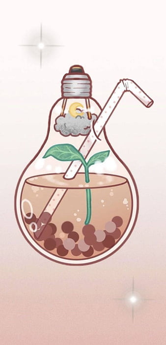 Copy of boba tea  gradient colors  anime drink  cian bubble tea Sticker  for Sale by Atlex  Redbubble