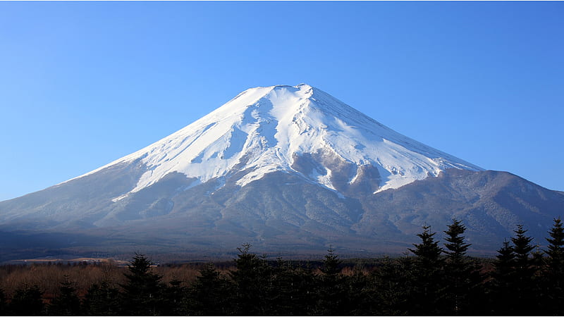 Mt. Fuji, cool, snow, fuji, mountains, HD wallpaper