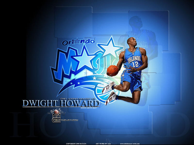 Dwight Howard, magic, basketball, HD wallpaper