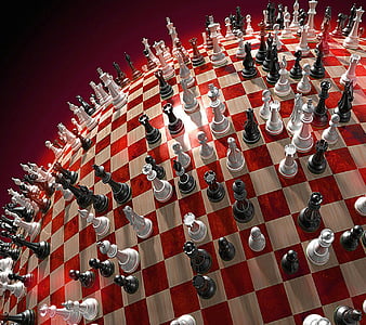 3D Chess Board for your #Desktop #Background