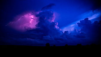 Dark Night Sky Clouds Scenery Art Wallpaper 4K #4.3264