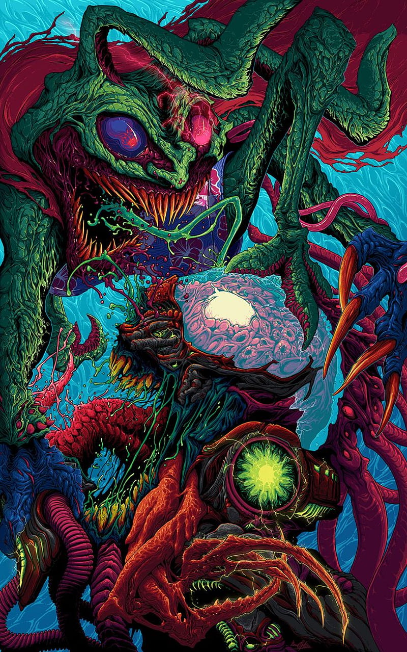 Ongoing Illustrations 2017. Hyper beast, Beast, Psychedelic art, Abstract  Monster, HD phone wallpaper | Peakpx