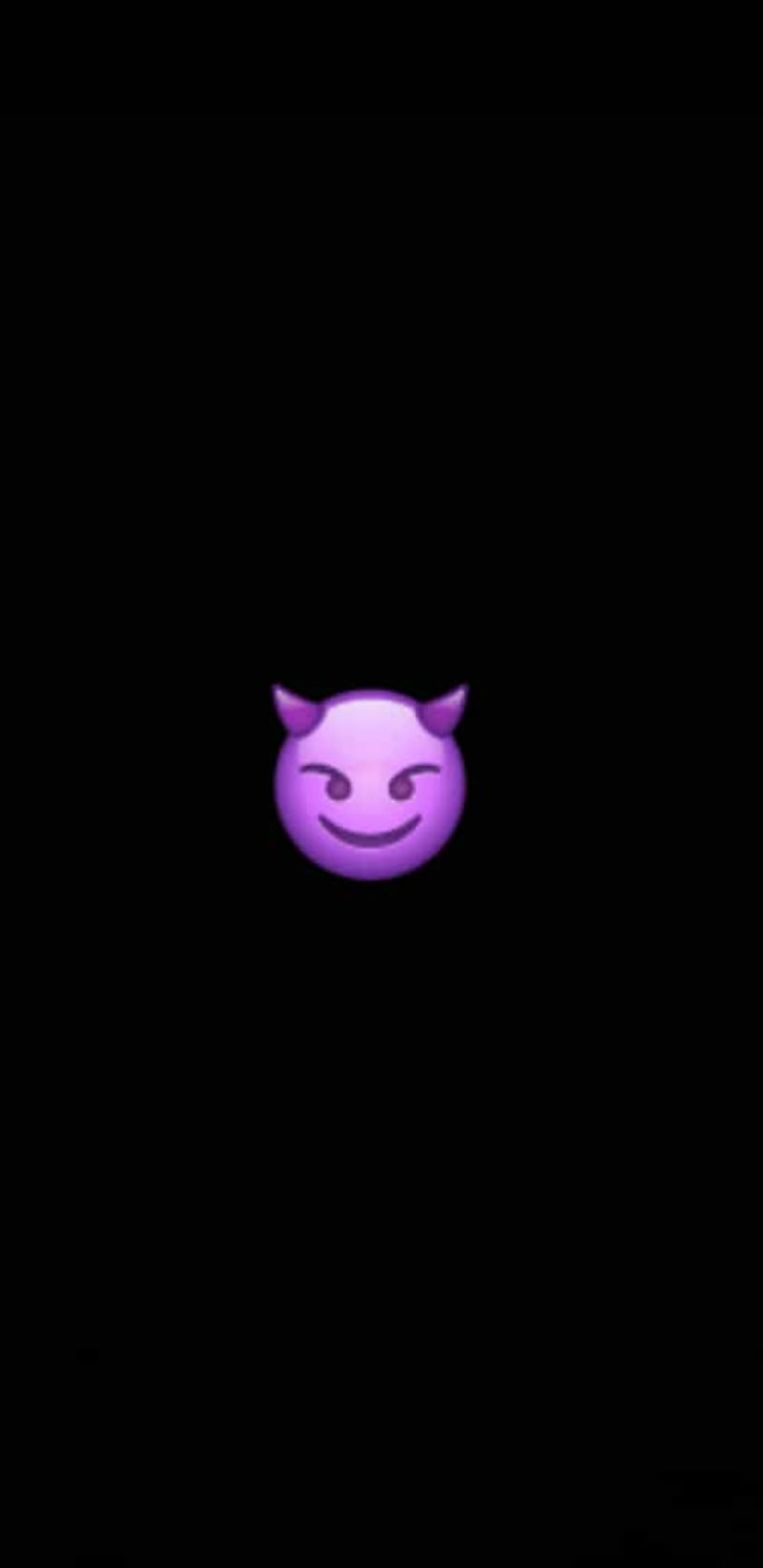 Devil 1, black, devil, emoji, HD phone wallpaper