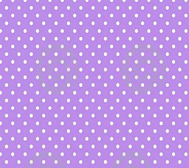 Purple White Dots, HD wallpaper