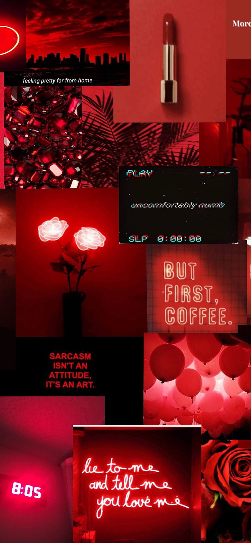 Red aesthetic, Grunge Anime, HD phone wallpaper