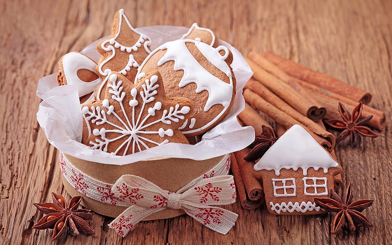 Christmas Cookies Holidays Christmas Cookies Graphy Food Cinnamon Hd Wallpaper Peakpx