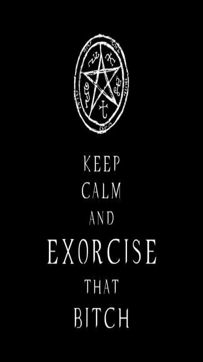 Keep Calm, supernatural, HD phone wallpaper