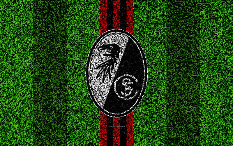 SC Freiburg logo, creative art, black and white checkered flag, German  football club, HD wallpaper | Peakpx