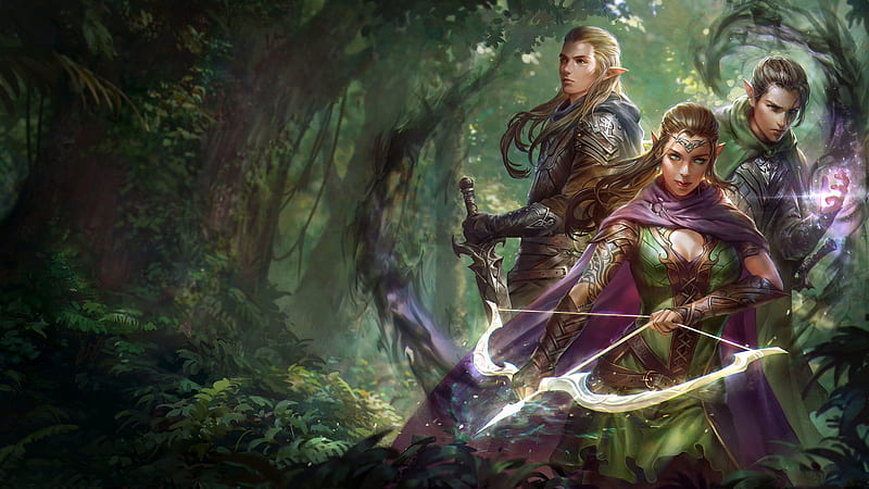 Elves Fantasy Jeremy Chong Luminos Elf HD Wallpaper Peakpx