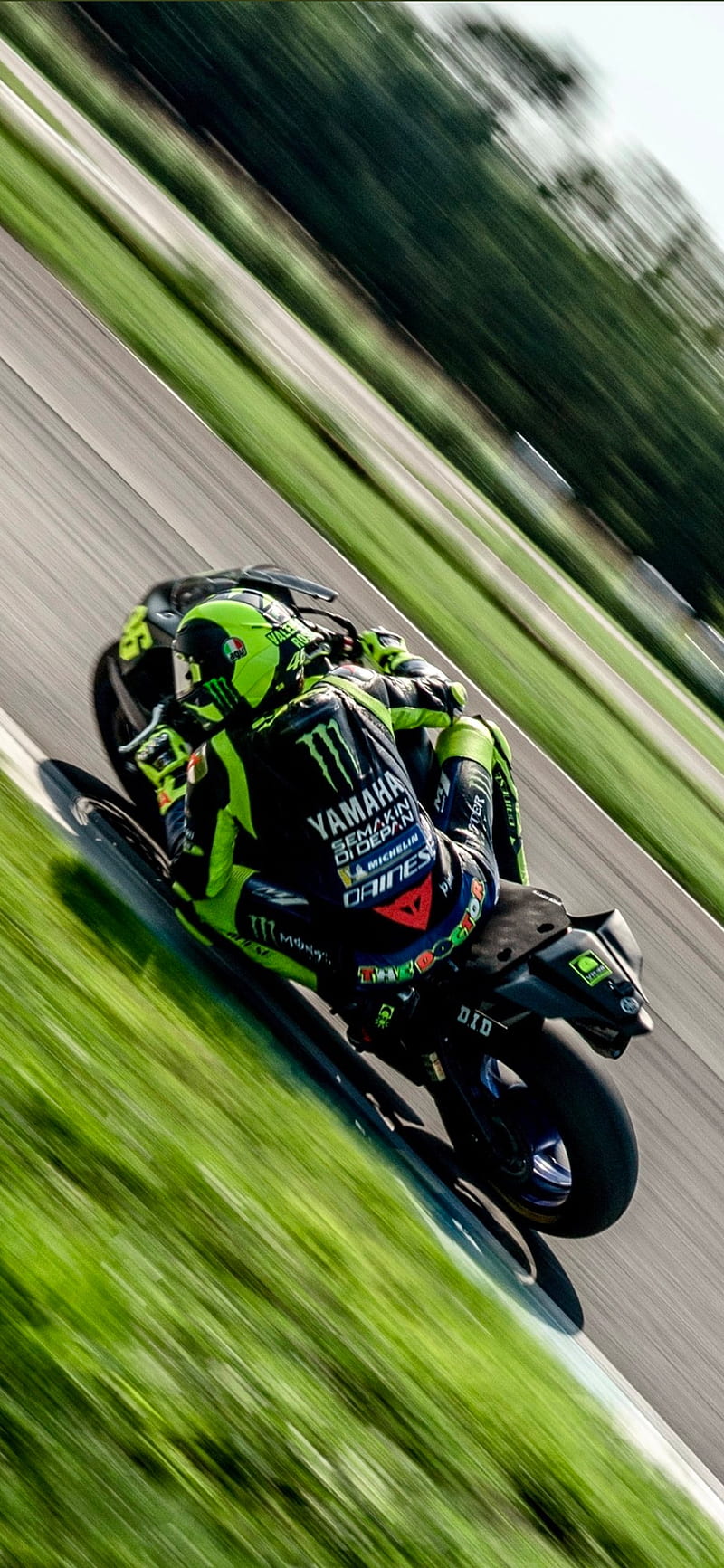 Rossi Yamaha, 46, monster, moto, motogp, valentino, vr46, HD phone wallpaper