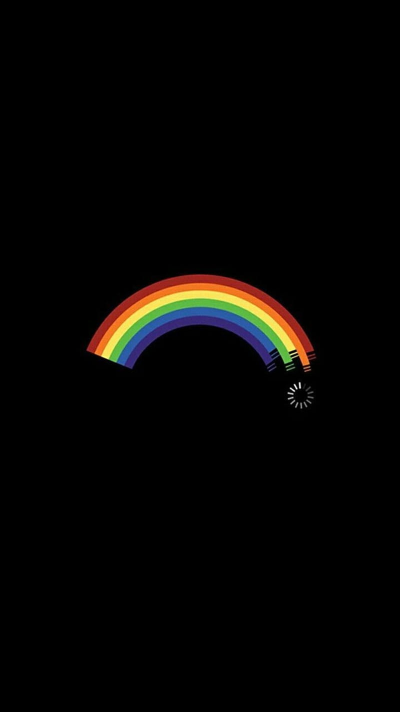 Gay Rainbow loading , lgbt, loading, pride, HD phone wallpaper