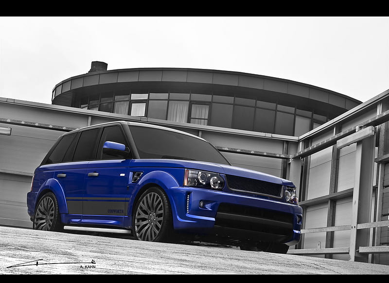 Kahn Cosworth Range Rover Imperial Blue 2012 Front Car Hd