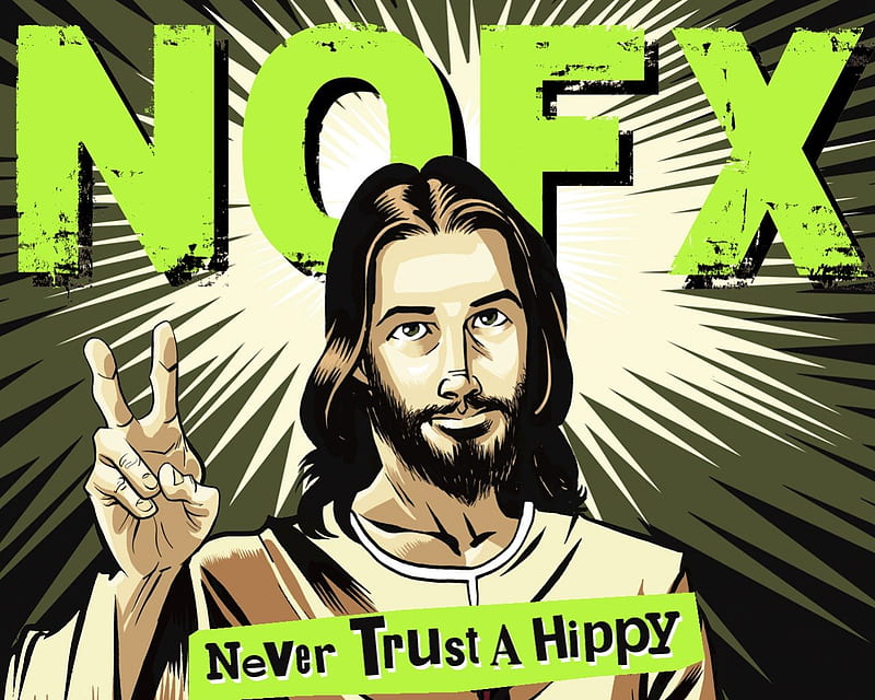 Never trust a hippy, Detox, Nofx, punk, coca cola, HD wallpaper