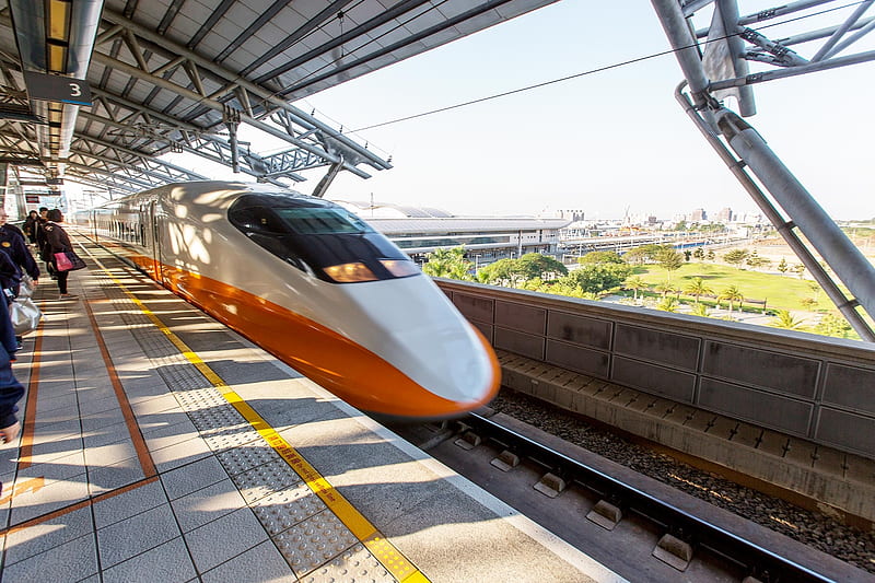 taiwan high speed rail, taiwan, speed, train, rail, high, HD wallpaper
