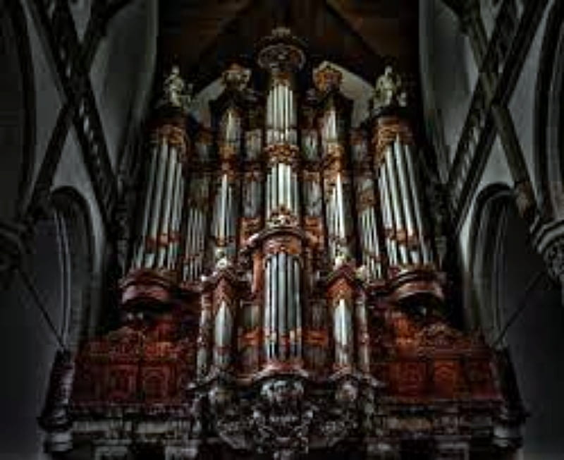 Ominous Pipe Organ, Old, Organ, Pipe, Ominous, HD wallpaper