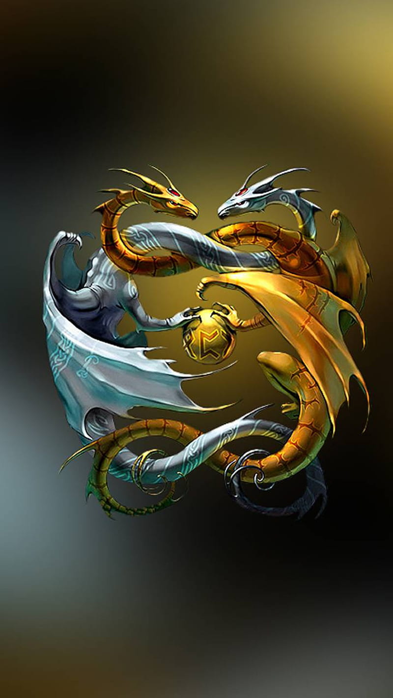 Cool, dragon, wow, theme, HD phone wallpaper