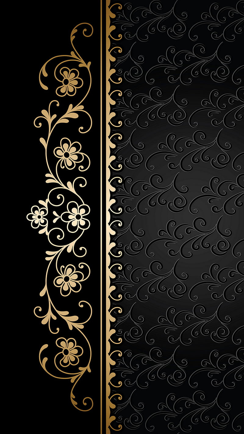 BEST, black, dark, vintage, gold, background, HD phone wallpaper | Peakpx