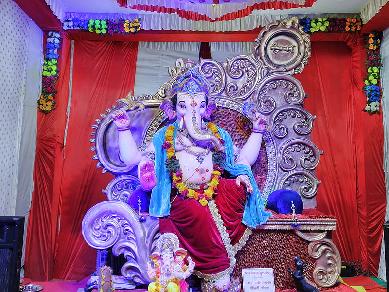 Ganesh, ganpati bappa, god, shree ganesh, HD wallpaper