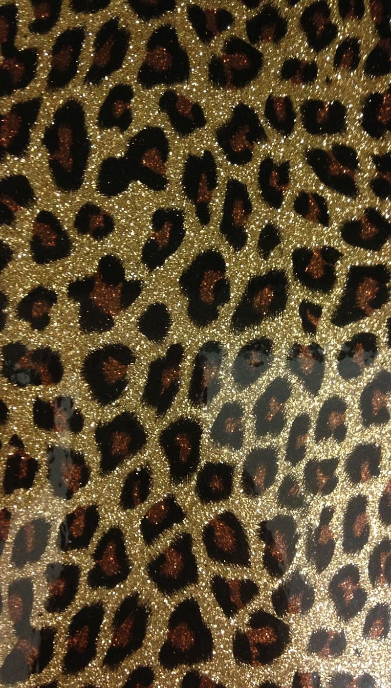 Glamour Leopard, glamour, glitter, leopard, pattern, HD phone wallpaper