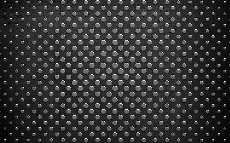 metal circles patterns, metal dots texture, metal plates, grunge background, metal textures, background with dots, dots textures, HD wallpaper
