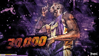 Kobe Bean Bryant Is Biting His T-shirt In A Fire Sparkle Background 4K HD  Celebrities Wallpapers, HD Wallpapers