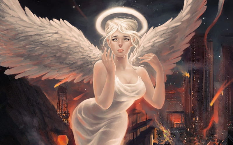 angel of destruction wallpaper