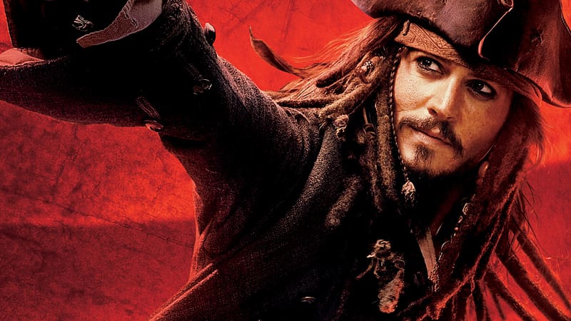 Pirates Of The Caribbean, Johnny Depp, Movie, Jack Sparrow, Pirates Of The Caribbean: At World's End, HD wallpaper