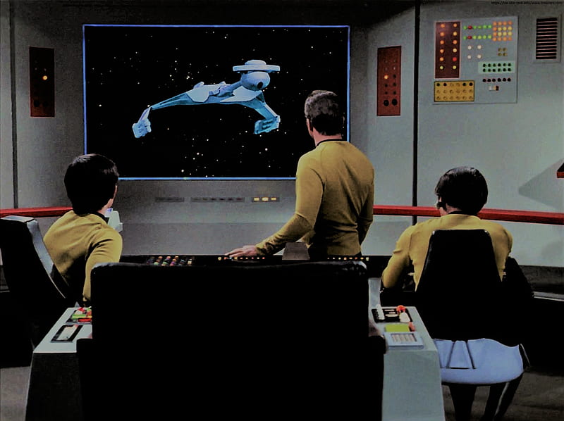 Red Alert!!, Klingon Ship, Trek, Star Trek, Klingons, bridge, HD wallpaper