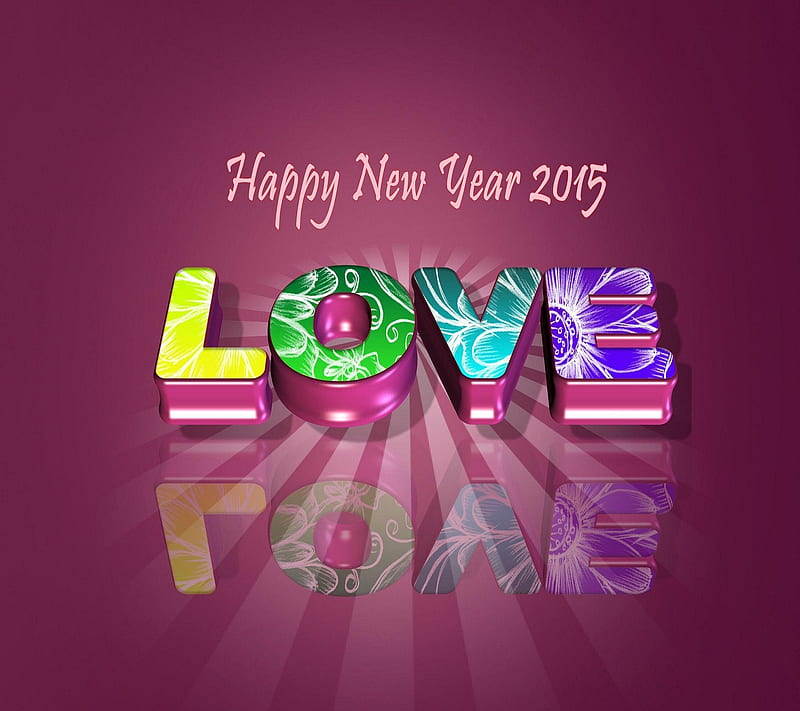 Happy new year 2015, 2015, happiness, love, new year, wish, HD wallpaper