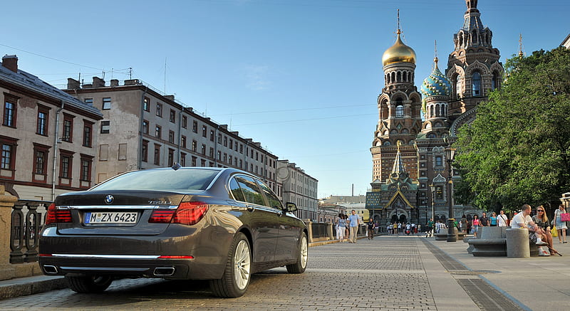 2013 BMW 7-Series Long Wheelbase St. Petersburg - Rear , car, HD wallpaper