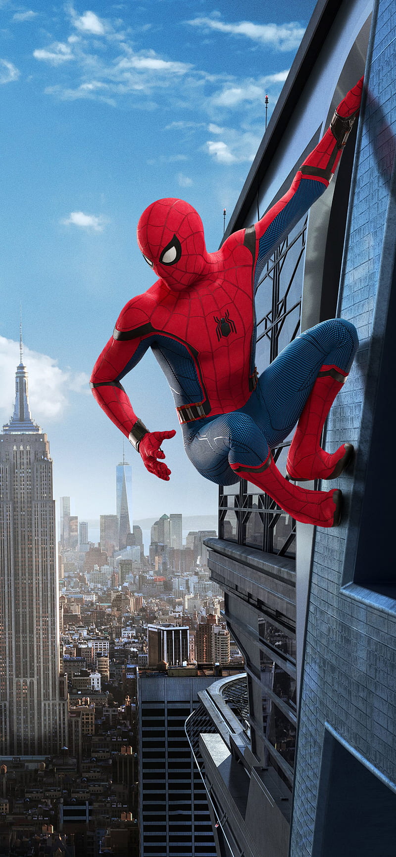 Watching The City, spider, man, tom, holland, spiderman, spiderman  homecoming, HD phone wallpaper | Peakpx