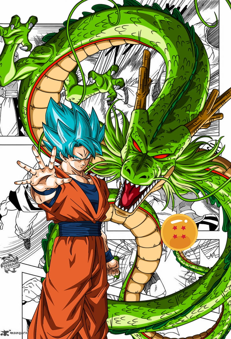 Goku, dragon ball, dragon ball super, esferas del dragon, fuerza, sheng