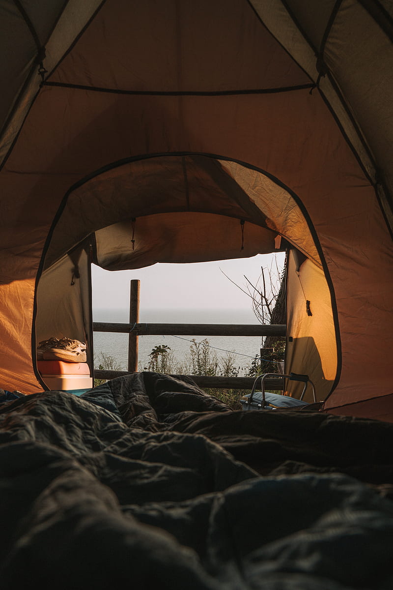 tent, camping, nature, view, HD phone wallpaper