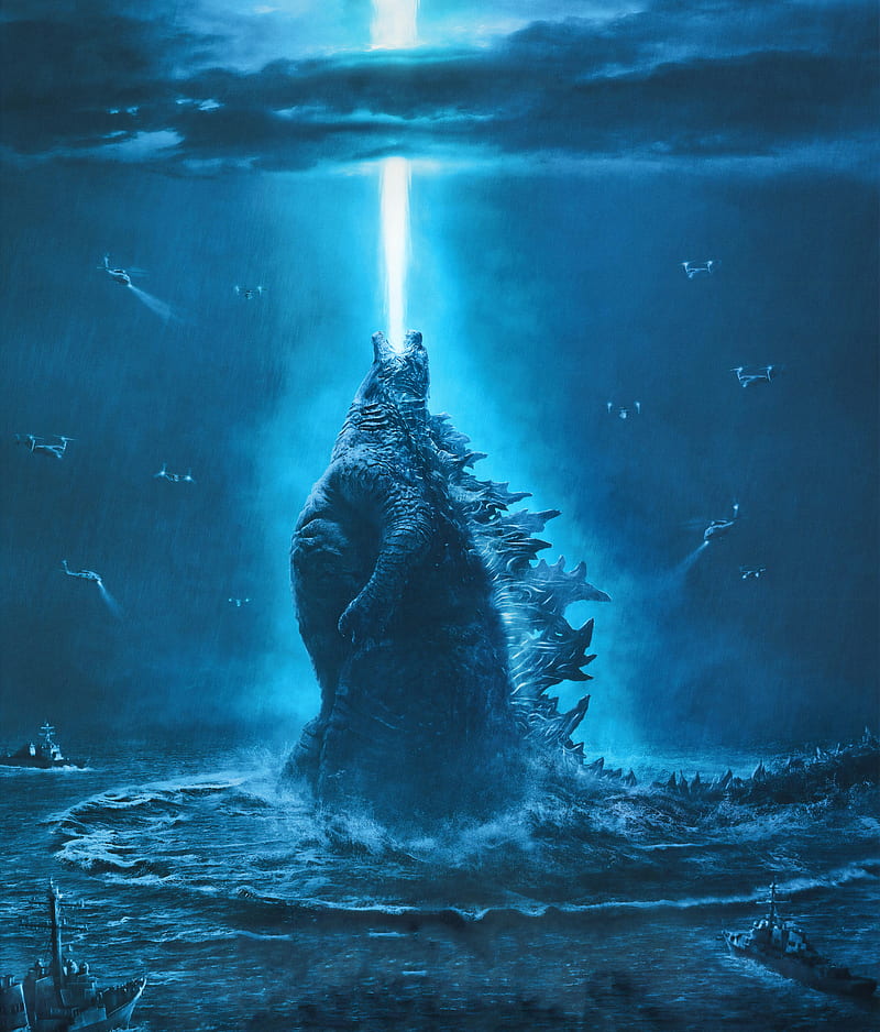 Godzilla, monster, warner bros, HD phone wallpaper