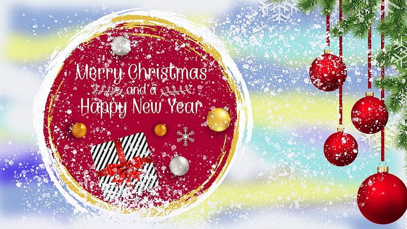 Holiday, Christmas, Bauble, Christmas Ornaments, Happy New Year, Merry Christmas, HD wallpaper