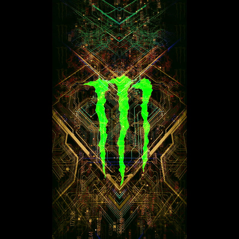 Monster Energy, do, flash, just, love, neon, phone, water, HD phone wallpaper